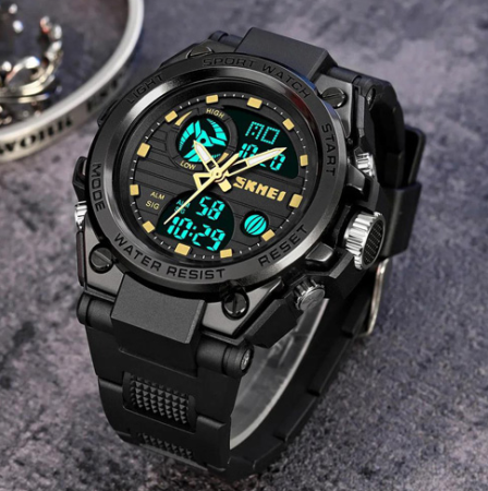 Часы наручные SKMEI 2031BKGD, BLACK/GOLD, 10290 Часы наручные SKMEI 2031BKGD, BLACK/GOLD, 10290