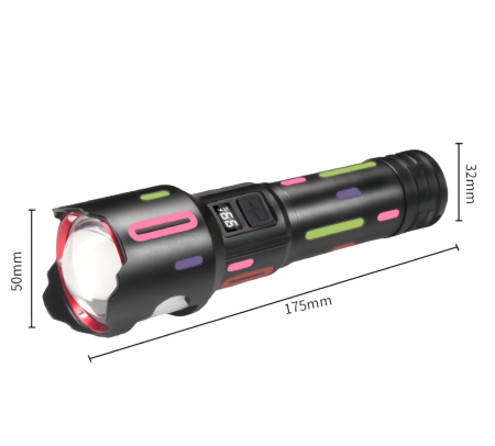 Ручной фонарь BL-2405-TG, 1x26650, power bank, индикация заряда, ЗУ Type-C, zoom Ручной фонарь BL-2405-TG, 1x26650, power bank, индикация заряда, ЗУ Type-C, zoom