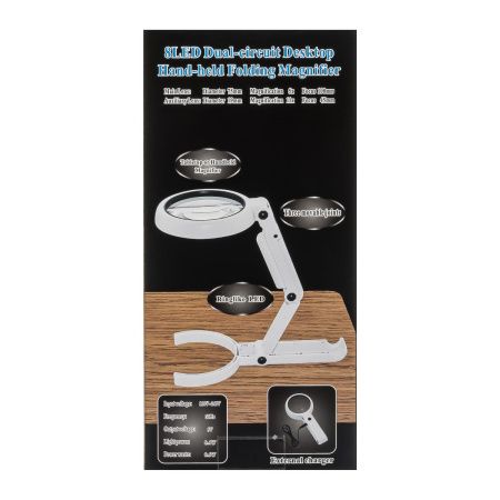 Лупа с подсветкой X5 FS75RC