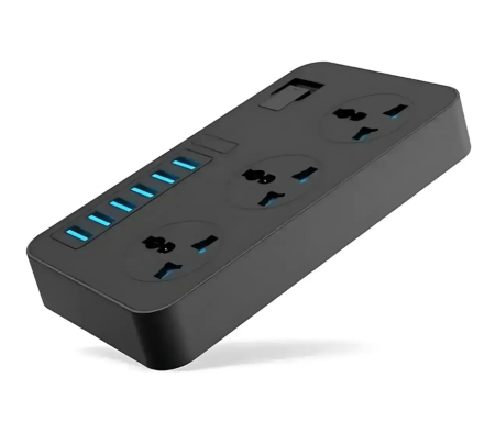 Удлинитель с USB-портами и розетками, CP02, 2м 9922