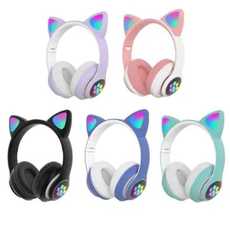 Беспроводные Наушники с кошачьими ушками Cat VZV-23M BT / 7805