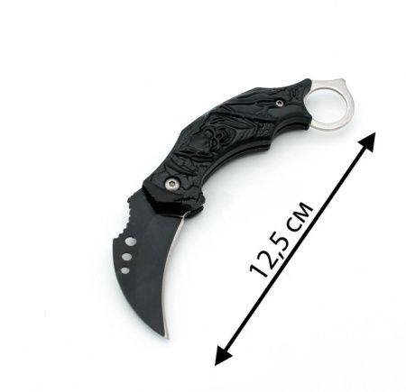 Нож складной Керамбит МИНИ K3328-2 Чёрный