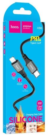 Кабель PD HOCO X86, Lightning iPhone - PD (type-c) Кабель PD HOCO X86, Lightning iPhone - PD (type-c)