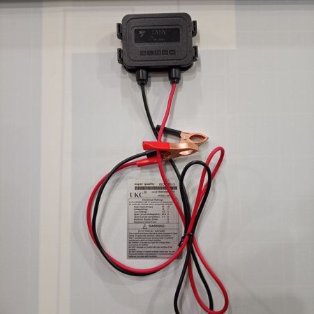 Солнечная панель SOLAR PANEL SA-50 / 2465/ 63*58*3/ индикация V и A / верх стекло, 18V 50W