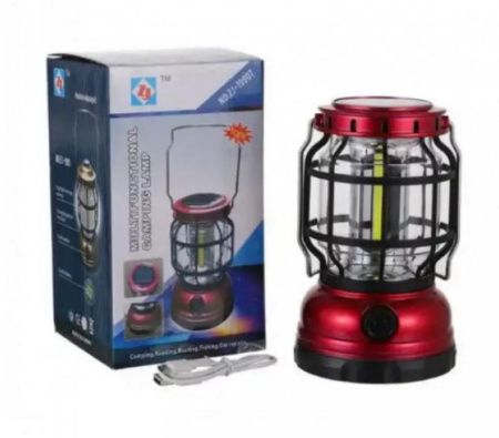 Фонарь для кемпинга 1990T, солнечная панель, аккумулятор