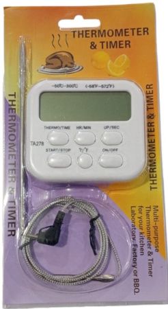Термометр кухонный TA278 с выносным датчиком от -50 до 300°С Термометр кухонный TA278 с выносным датчиком от -50 до 300°С