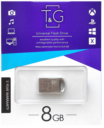 USB флеш накопитель T&G серия 8GB/ TG105 (Гарантия 3года) USB флеш накопитель T&G серия 8GB/ TG105 (Гарантия 3года)