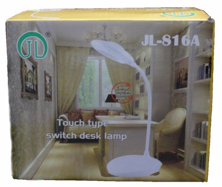 Настольная LED лампа аккумуляторная JL-816A на 18650 / microUSB(сенсорный выключатель) Настольная LED лампа аккумуляторная JL-816A на 18650 / microUSB(сенсорный выключатель)