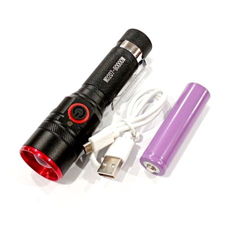 Ручной фонарь Police BL-736A, RB207, 18650, T6, Zoom, ЗУ USB Ручной фонарь Police BL-736A, RB207, 18650, T6, Zoom, ЗУ USB