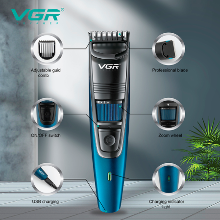 Триммер бороды и усов VGR V-052 Триммер бороды и усов VGR V-052