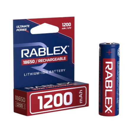 Аккумулятор Rablex 18650 Li-ion 1200mAh 3.7v Аккумулятор Rablex 18650 Li-ion 1200mAh 3.7v