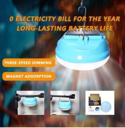 Фонарь для кемпинга Cclamp CL-023A, 30W, аккумулятор, солнечная панель Фонарь для кемпинга Cclamp CL-023A, 30W, аккумулятор, солнечная панель