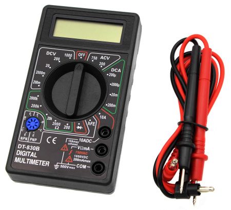 Мультиметр DT-830В (Тестер) Мультиметр DT-830В (Тестер)
