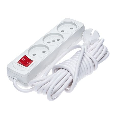 Удлинитель FL-BI 3 гнезда, 3 метра, выключатель 3303A Удлинитель FL-BI 3 гнезда, 3 метра, выключатель 3303A