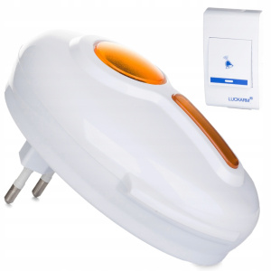 DZWONEK-BEZPRZEWODOWY-230V-150m-MELODIE-LED DZWONEK-BEZPRZEWODOWY-230V-150m-MELODIE-LED