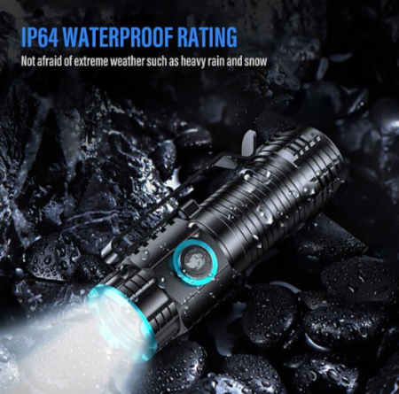 Ручной фонарь Rablex RB901, Li-ion 16340, Zoom, ЗУ Type-C, Ручной фонарь Rablex RB901, Li-ion 16340, Zoom, ЗУ Type-C,