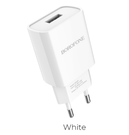СЗУ Сетевое Зарядное Устройство BOROFONE BA20A single СЗУ Сетевое Зарядное Устройство BOROFONE BA20A single